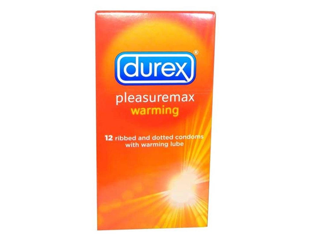 DUREX PLEASURE MAX WARM 12 PCS