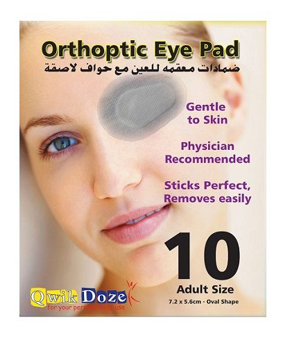 QWIK DOZE ADULT EYEPAD 7.2*5.6CM 10PCS/BOX