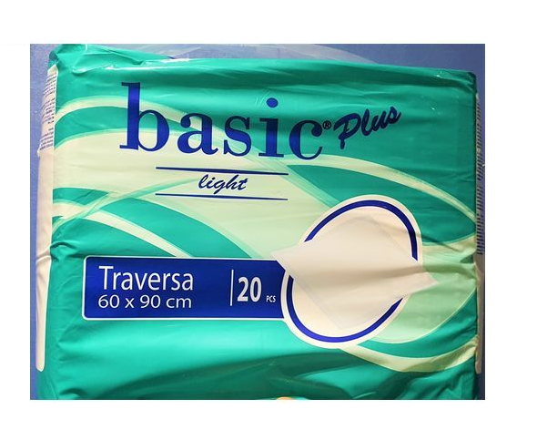 BASIC PLUS LIGHT TRAVERSA UNDER PADS 60X90 CM 20PCS