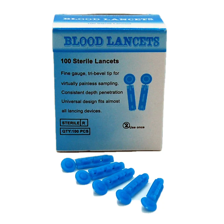 BLOOD LANCETS 100 STERILE LANCETS