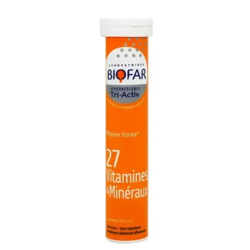 BIOFAR 27 VITAMINS & MINERALS 15 EFFERVESCENT