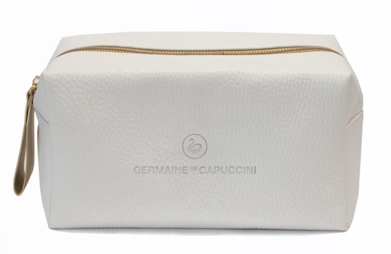 GERMAINE-ROOM STYLE WHITE CORPORATE TOILETRY BAG