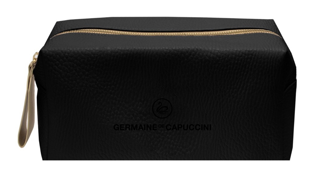 GERMAINE-ROOM STYLE BLACK CORPORATE TOILETRY BAG