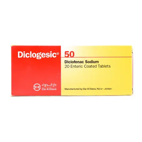 DICLOGESIC 50 MG 20 TABLETS