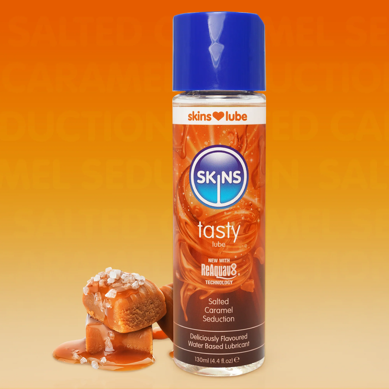 SKINS TASTY SALTED CARAMEL SEDUCTION LUBE 130 ML