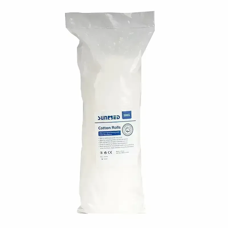 SUNMED ABSORBENT COTTON ROLL 500 G 1 ROLL