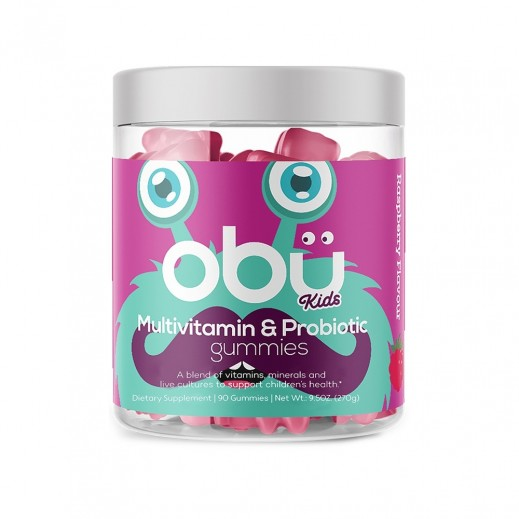 OBU KIDS MULTIVITAMIN & PROBIOTIC 90 GUMMIES