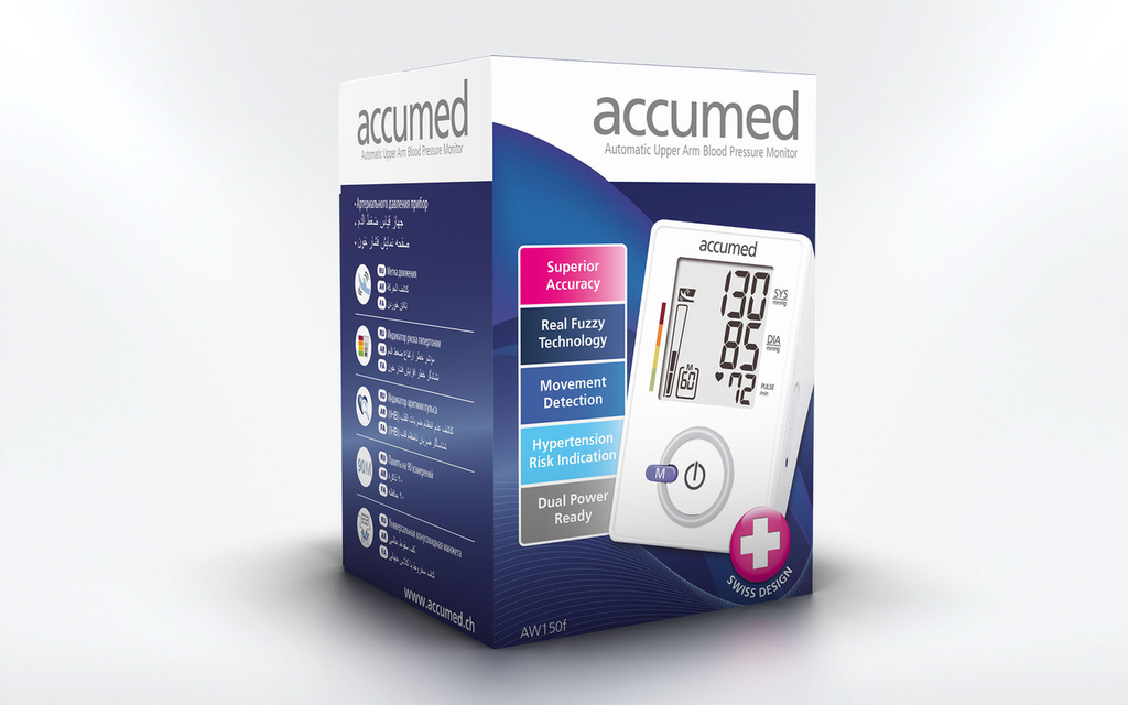 أكيوميد - جهاز قياس ضغط الدم من أعلى الذراع موديل AW150F