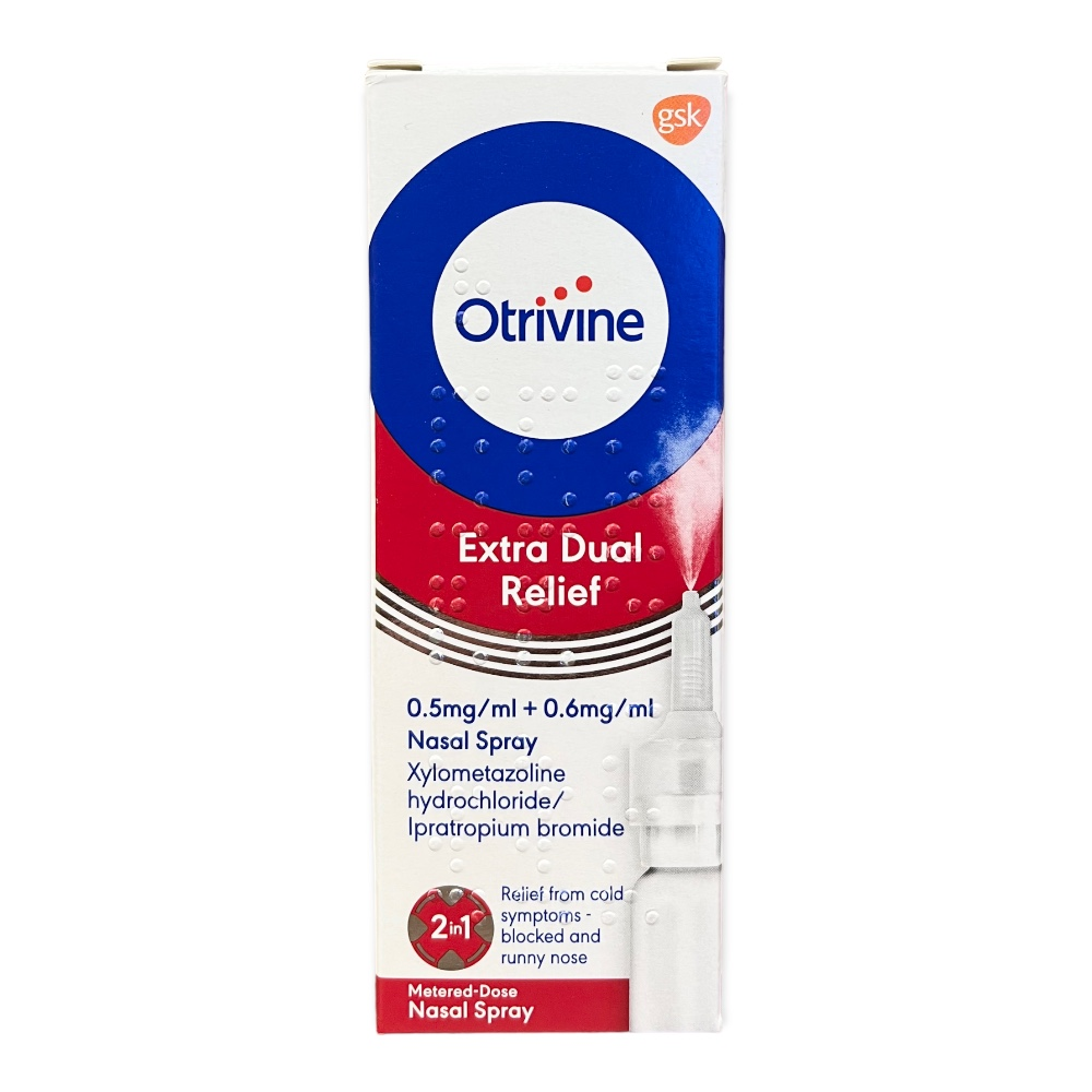 OTRIVIN DUAL RELIEF 2 IN 1 NASAL SPRAY 10 ML