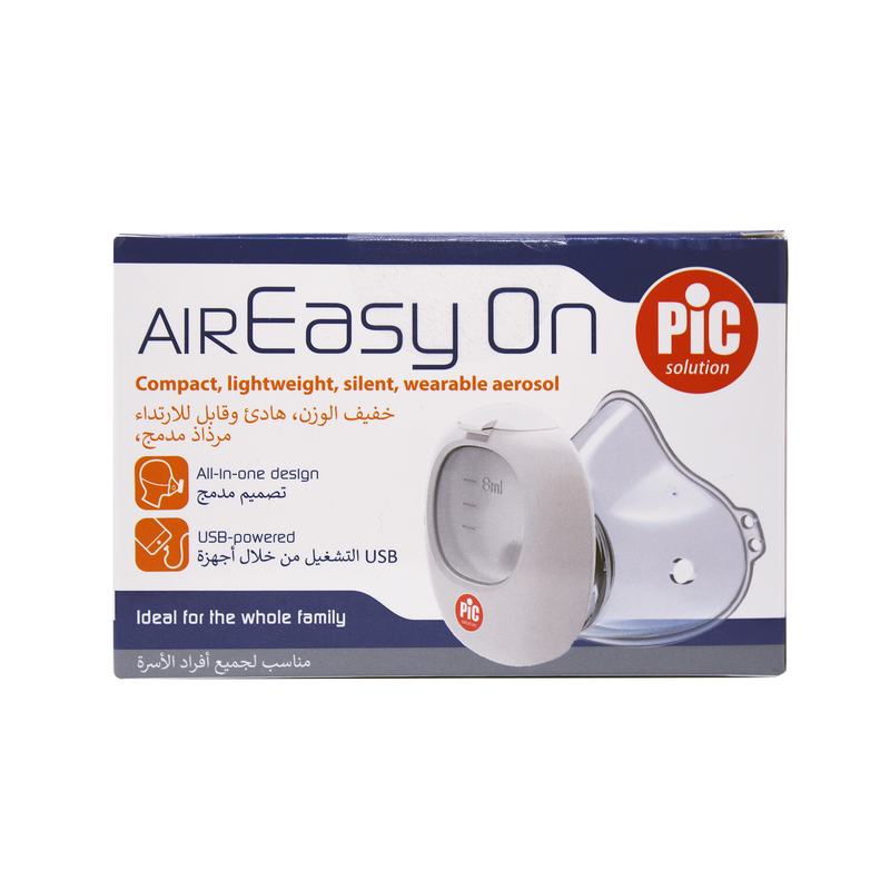 [I141378] PIC AIR EASY ON WEARABLE AEROSOL MESH NEBULIZER