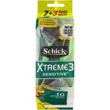 SCHICK XTREEM 3 DISP MEN 7+3 FREE