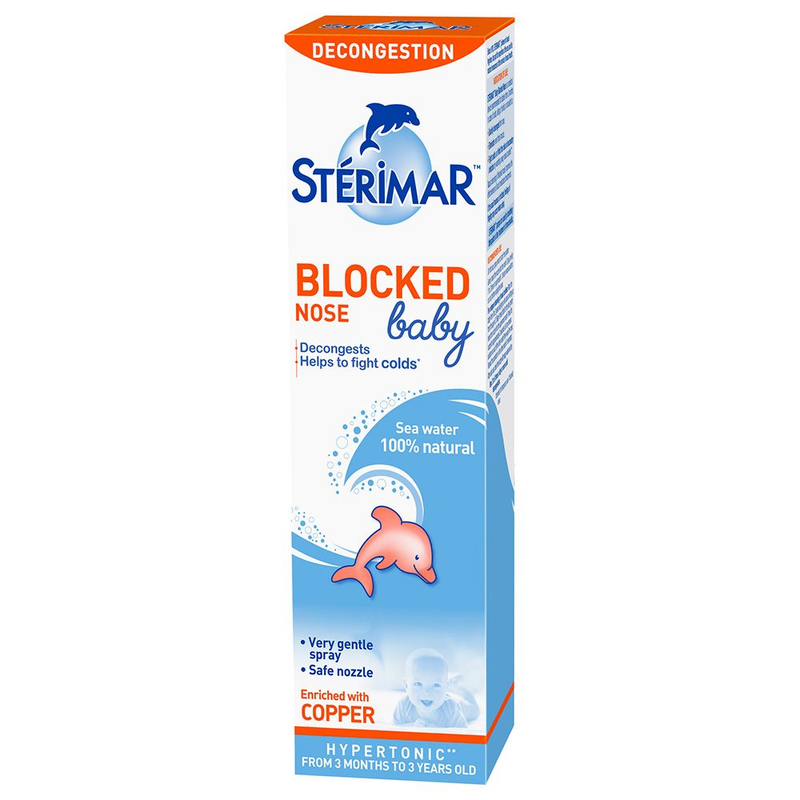 STERIMAR BABY HYPERTONIC BLOCKED NOSE 50 ML