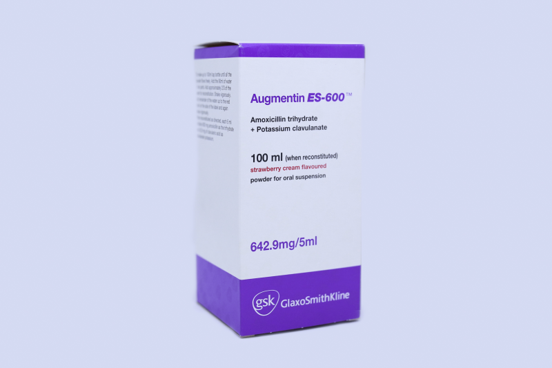 [I141496] AUGMENTIN ES 642.9 MG/5 ML 100 ML SUSPENSION