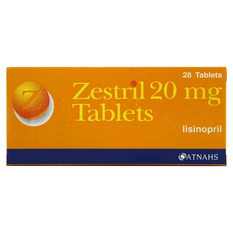 ZESTRIL 20 MG 28 TABLETS