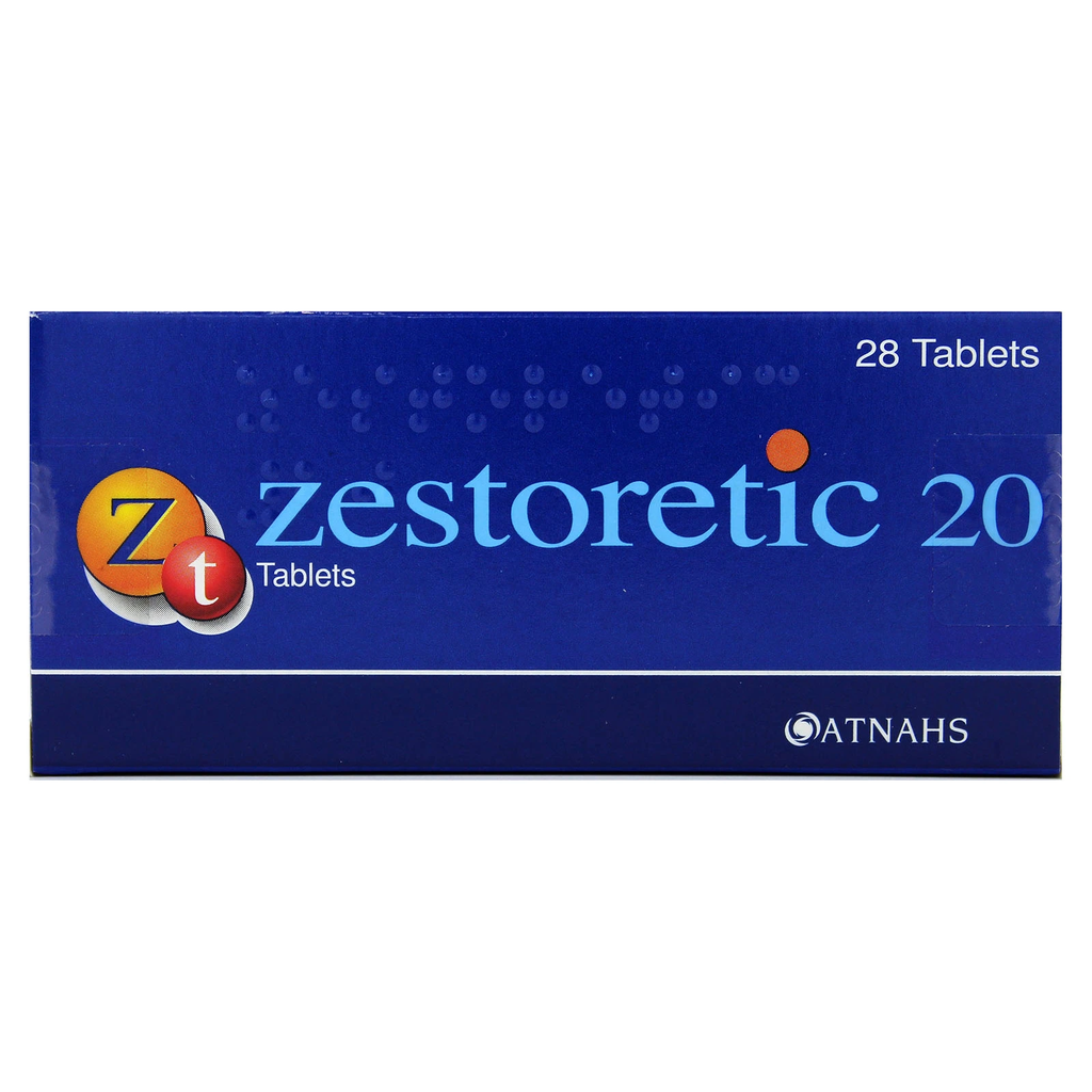 ZESTORETIC 20 MG 28 TABLETS