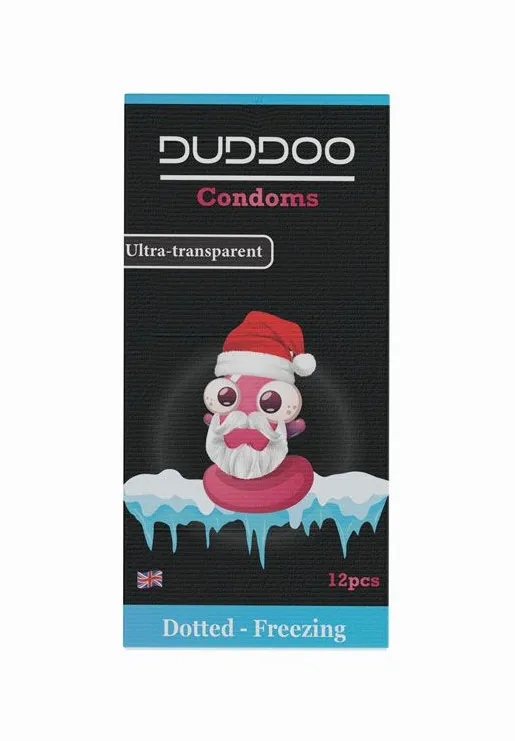 DUDDOO FREEZING DOTTED 12 CONDOMS