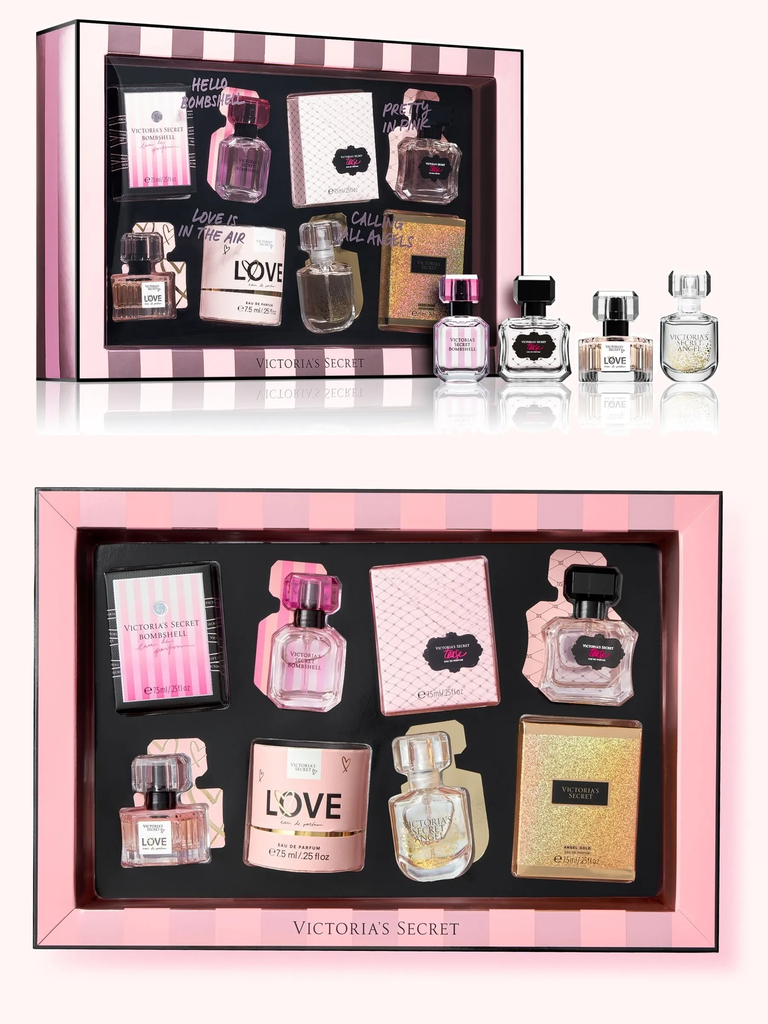 [I141535] فيكتوريا سيكريت عطر متنوع 8  قطع 7.5  مل