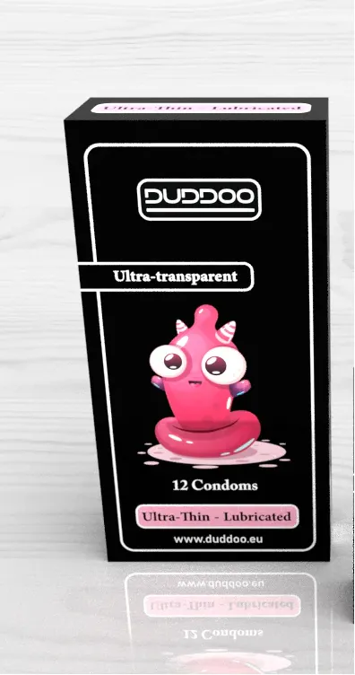 [I141535] DUDDOO LUBRICATED ULTRA-THIN 12 CONDOMS