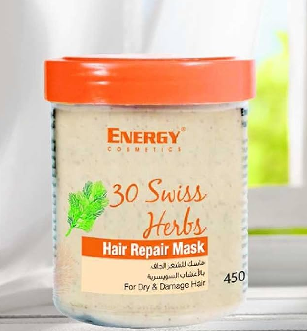 [I141541] ENERGY SWISS HERBS REPAIR HAIR MASK 450 ML