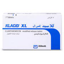 KLACID XL 500 MG 7 TABLETS