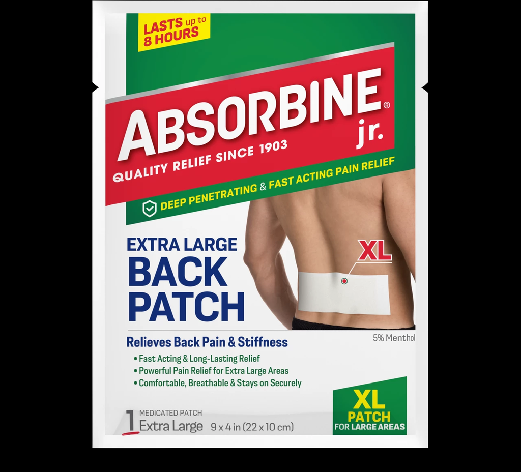 ABSORBINE JR BACK 1 PATCH