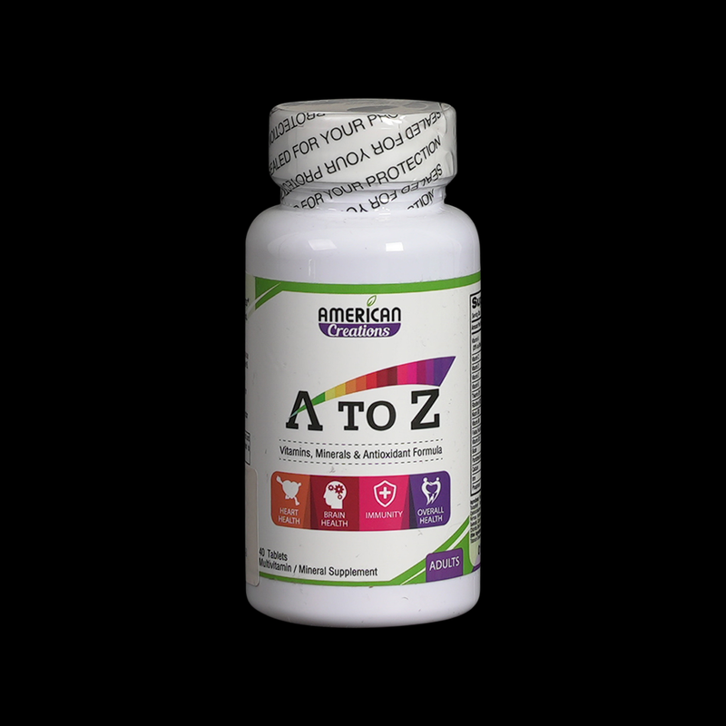 AMERICAN CREATIONS A TO Z 40 TABLETS