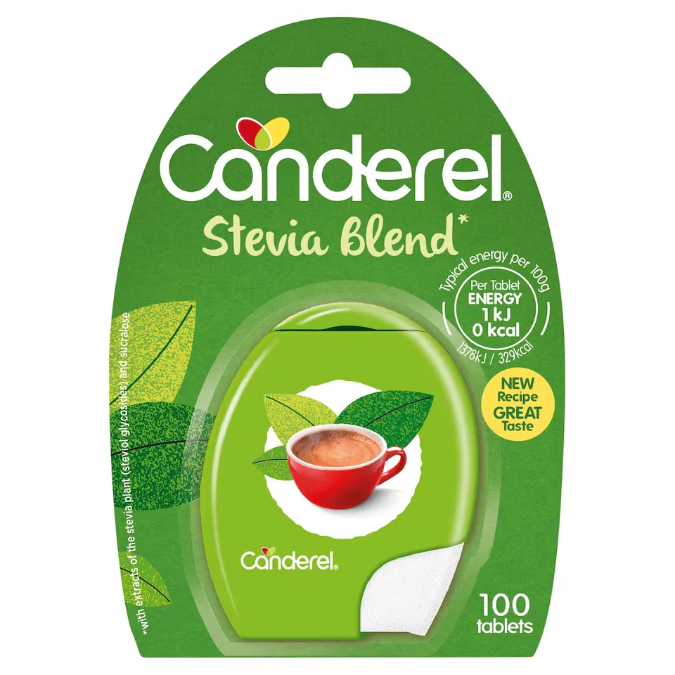 CANDEREL GREEN STEVIA 100 TABLETS