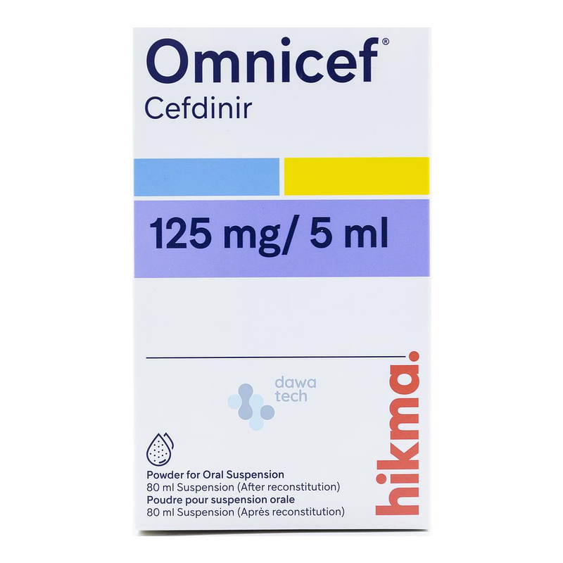 OMNICEF SUSPENSION 125 MG/ 5 ML 80 ML