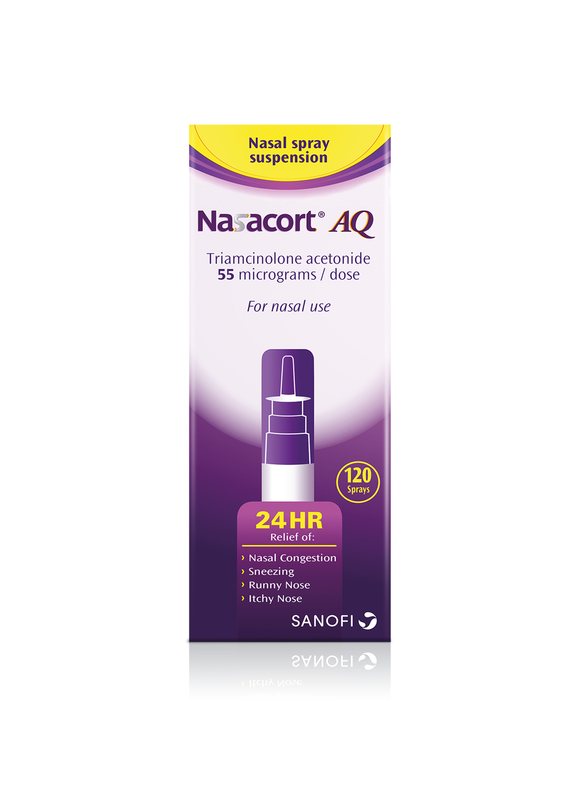 NASACORT AQ NASAL SPRAY 55 MCG 120 SPRAYS