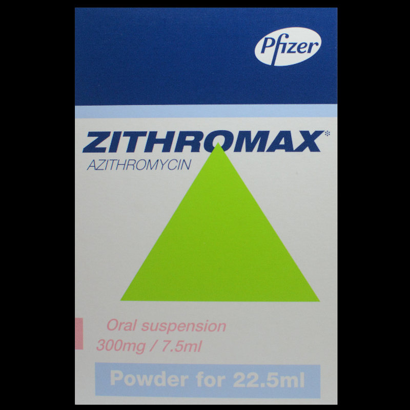 ZITHROMAX 300 MG/ 7.5 ML 22.5 ML