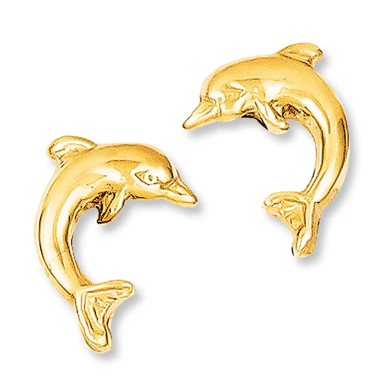 131 18K GOLD DOLPHIN 7MM