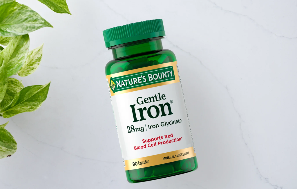 NATURE'S BOUNTY GENTLE IRON 28MG 90CAPSULES