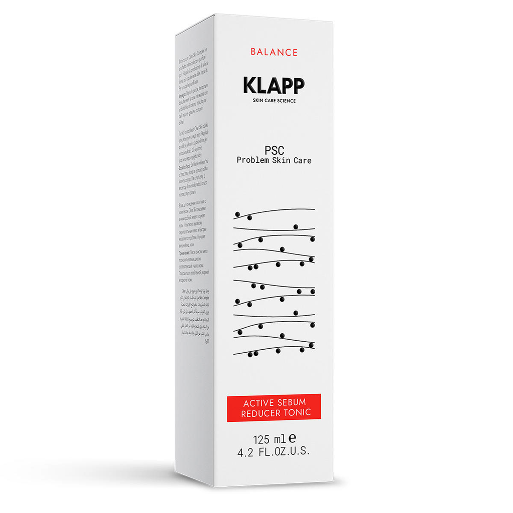 [I141745] KLAPP PSC ACTIVE SEBUM REDUCER TONIC 125 ML