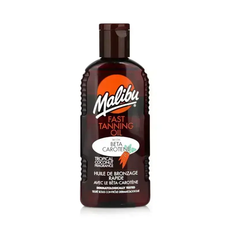 MALIBU FAST TANNING OIL WITH CAROTENE 200 ML