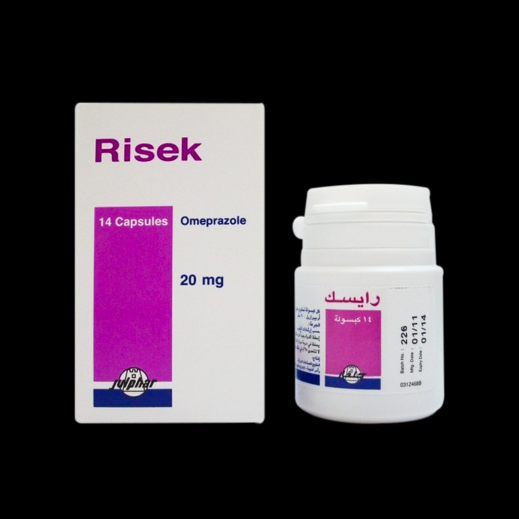 RISEK 20 MG 14 CAPSULES