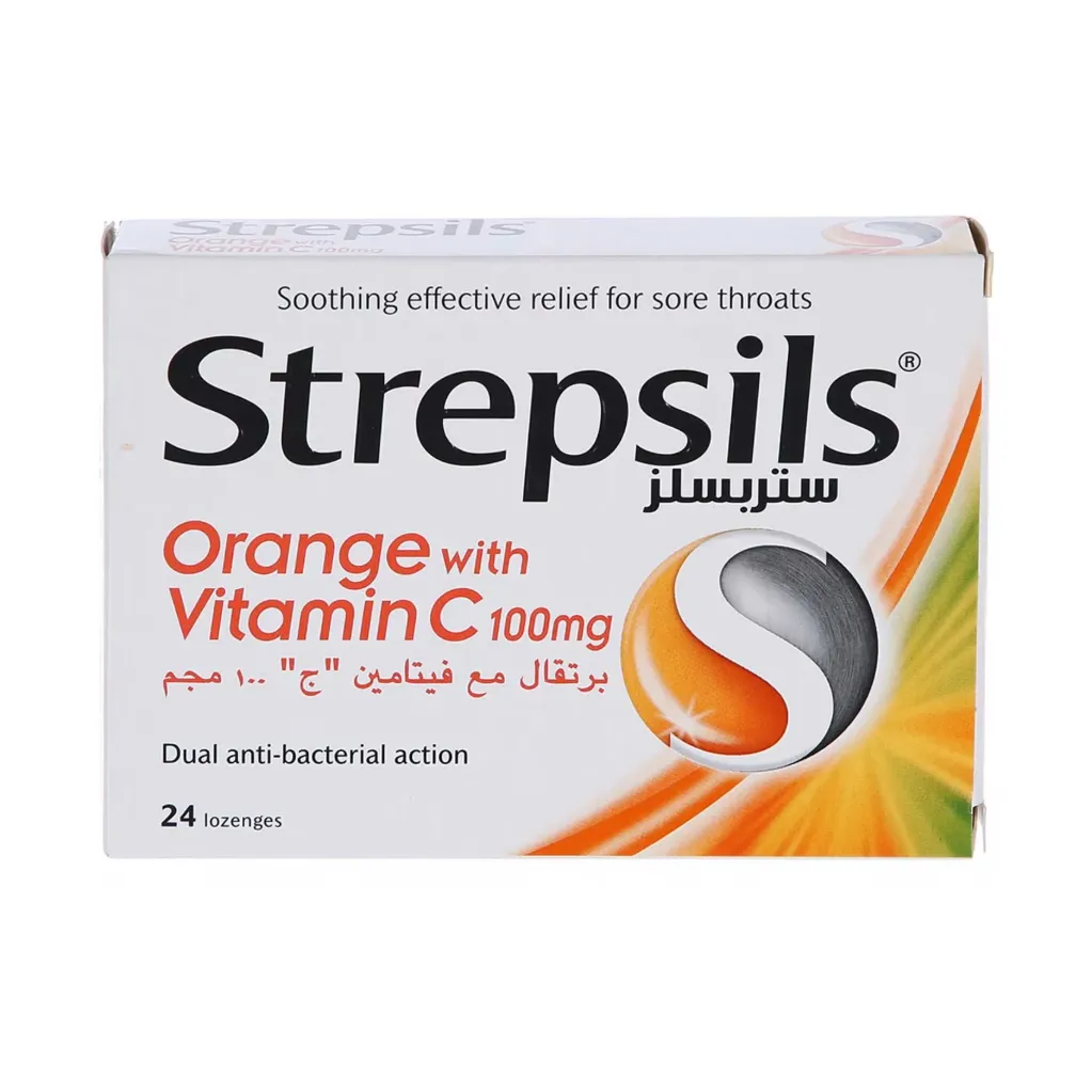 [I141763] STREPSILS ORANGE & V-C 24 LOZENGES