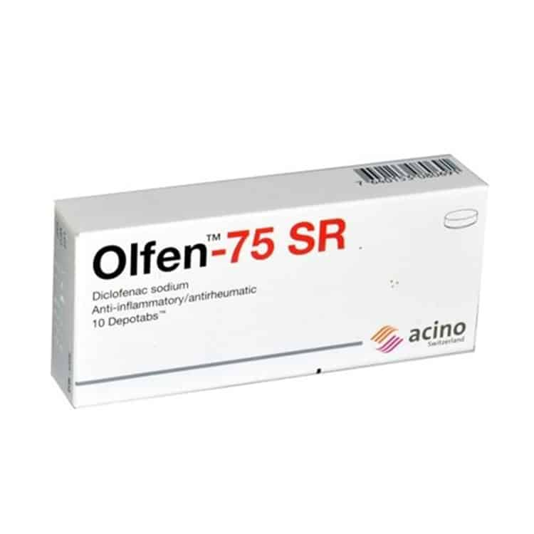 OLFEN 75 MG SR 10 TABLETS