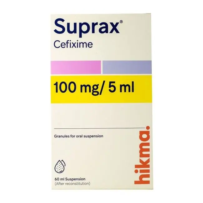 SUPRAX 100 MG SUSPENSION 60 ML