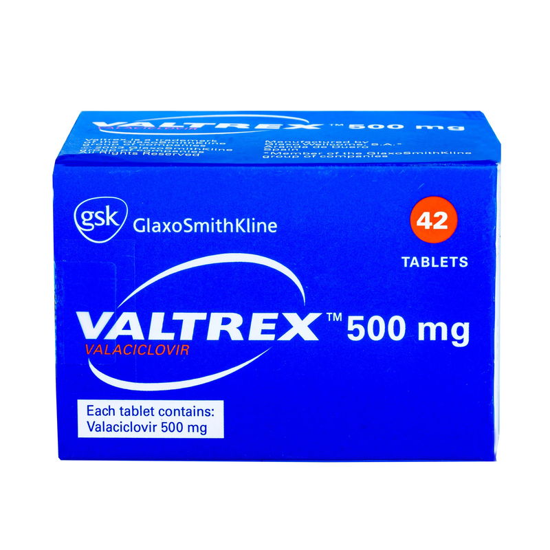 VALTREX 500 MG 42 TABLETS