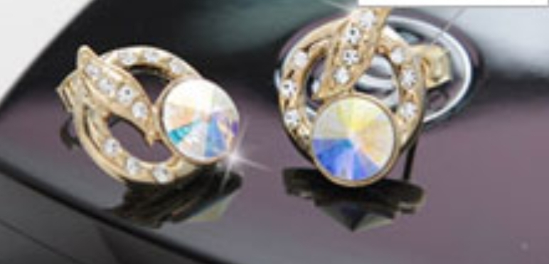 [I141793] 124 18K GOLD PLATED BIG DIAMOND RING