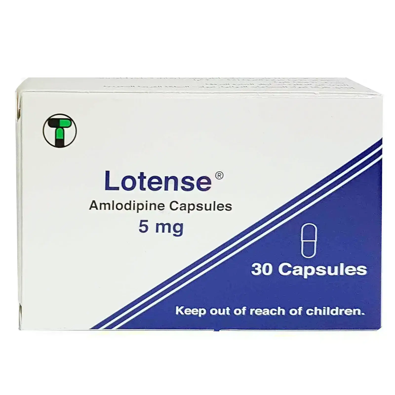 LOTENSE 5 MG 30 CAPSULES