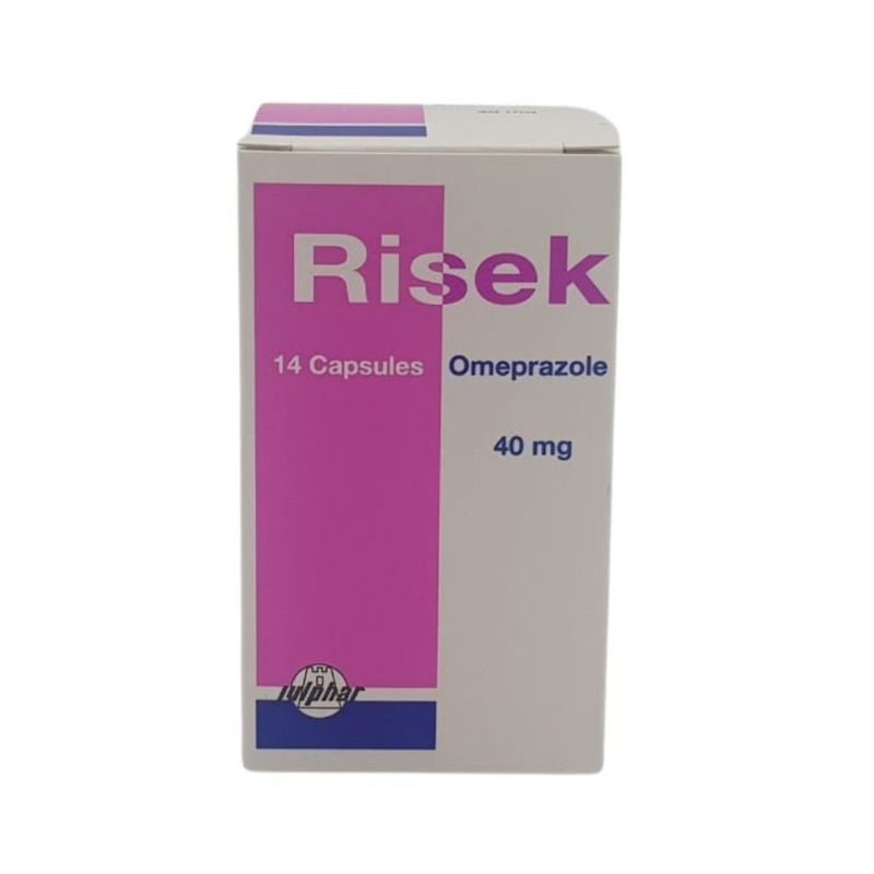 RISEK 40 MG 14 CAPSULES