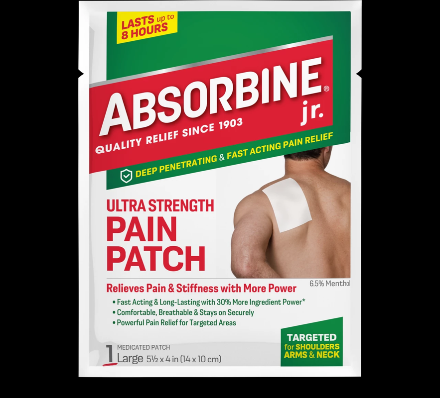 ABSORBINE JR ULTRA STRENGTH 6 PATCHES
