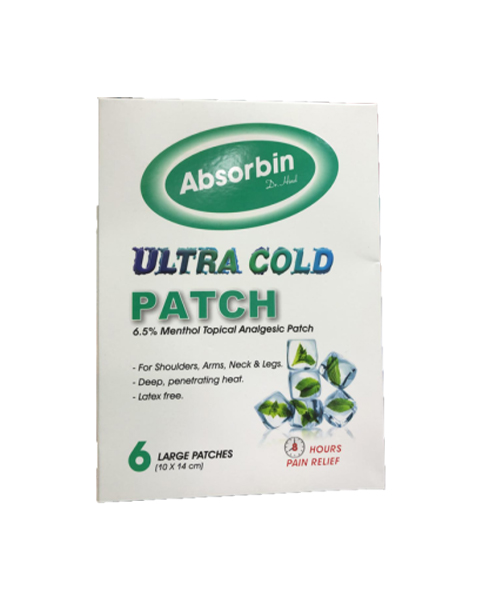 ABSORBINE ULTRA COLD 6.5% MENTHOL 1 PATCH