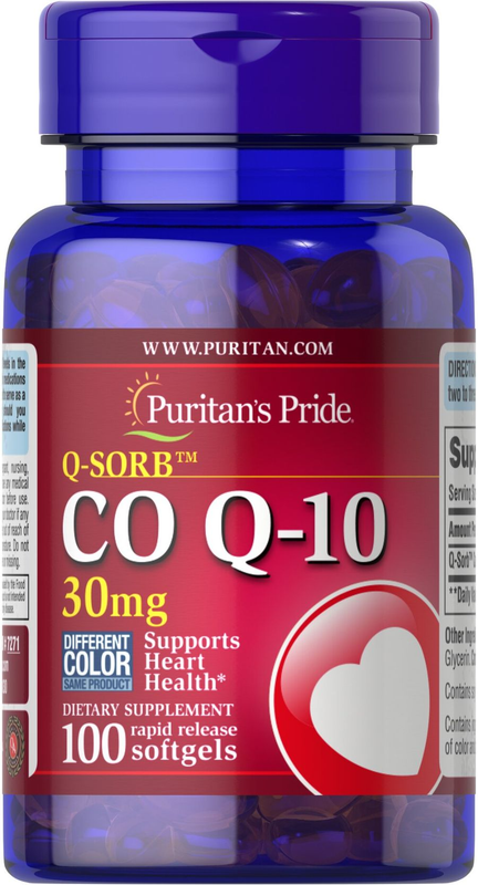 PURITAN'S PRIDE Q10 30 MG 100 SOFTGELS