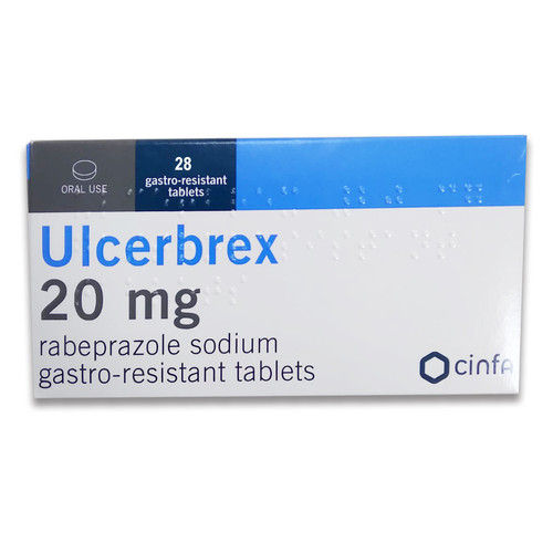 ULCERBREX 20 MG 28 TABLETS