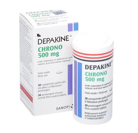 DEPAKINE CHRONO 500 MG 30 TABLETS