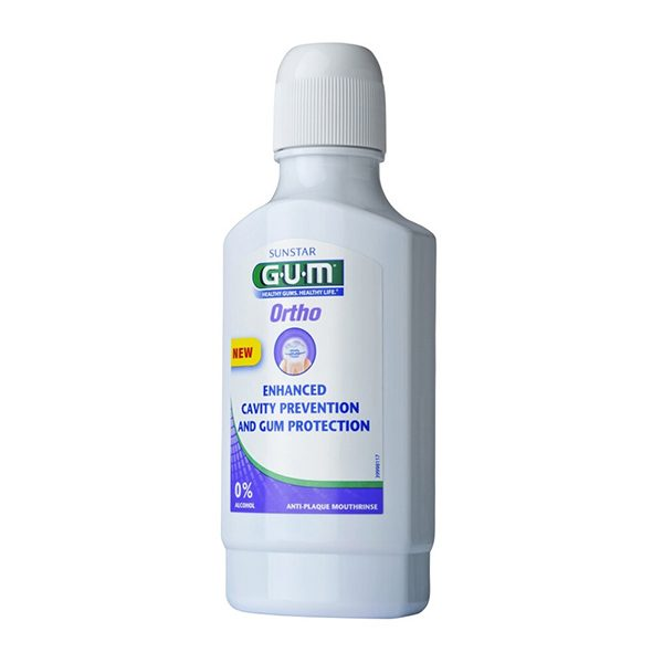 GUM ORTHO MOUTH RINSE 300 ML