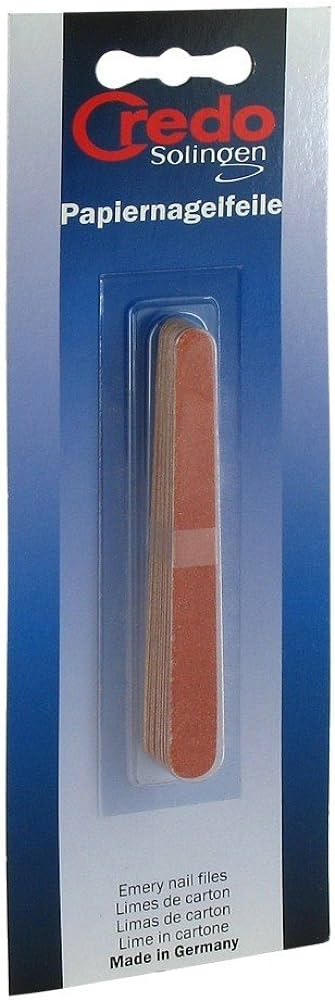 CREDO EMERY NAIL FILES 110 MM- 10 PCS 020010