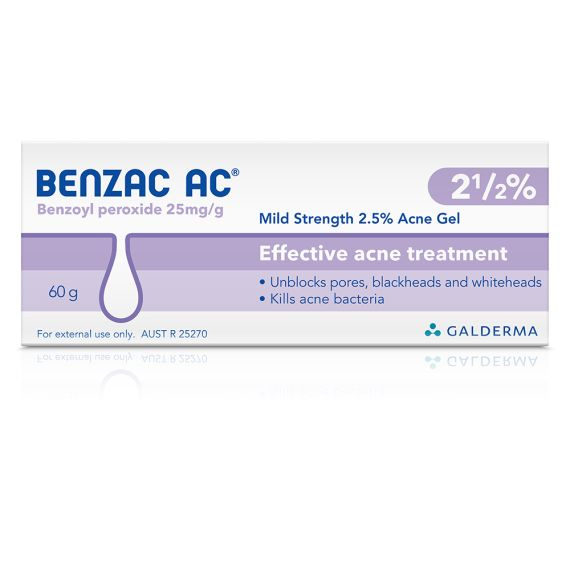 BENZAC AC 2.5% 60 GM